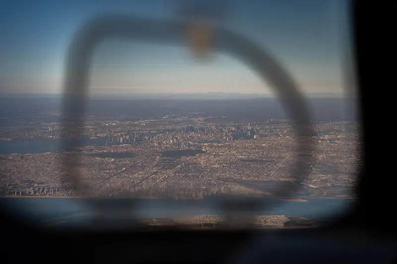 Irregular Tuesday, 5000ft above New York — frame 30
