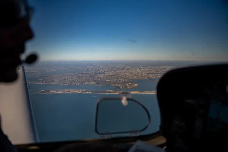 The decommissioned airport in Brooklyn