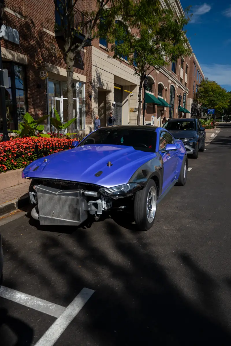 just a street parked mustang y'all